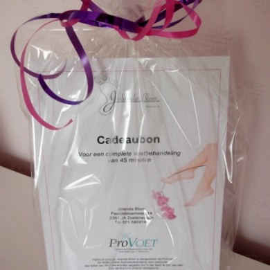 Cadeaubon Pedicure Jolanda Blom